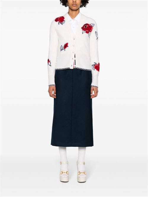 High-waisted midi skirt THOM BROWNE | FGCA12AF0746415